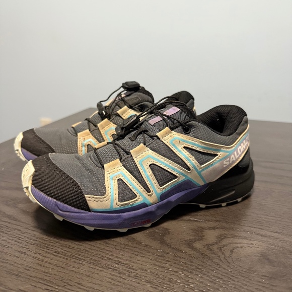SALOMON SPEEDCROSS Basketball Mixed child Shoes Size 3 - Picture 1 of 10